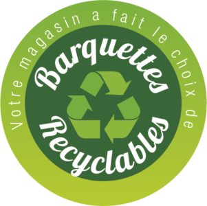 étiquette - barquettes recyclables