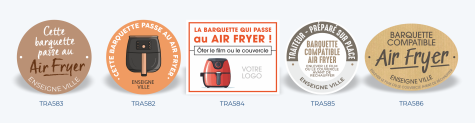 Emballages compatibles Air Fryer : traiteur & rôtisserie