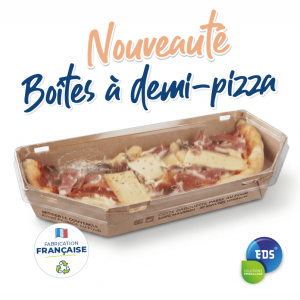 Boîte demi-pizza carton : l’emballage innovant pour dynamiser votre offre en rayon